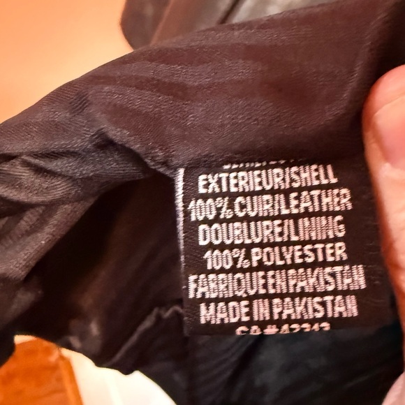 Women's Black Leather Hooded Jacket with Fur Trim - Genuine Leather - Picture 5 of 13